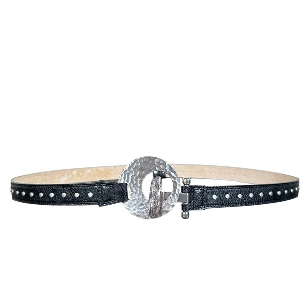 VINTAGE Studded Leather Waist Belt